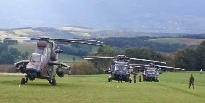 Helicopters at LFKK