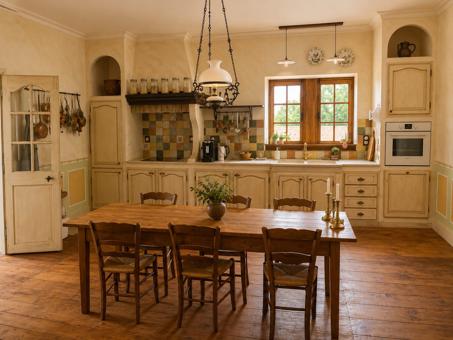 The summer kitchen